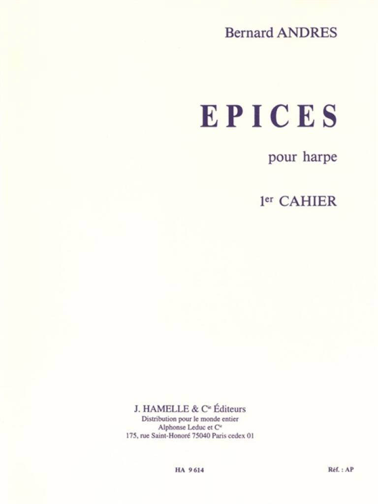 Epices - 1er Cahier