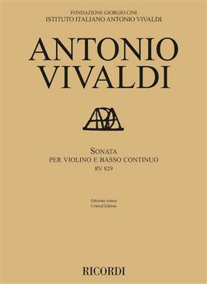 Sonata per violino e basso continuo RV 829